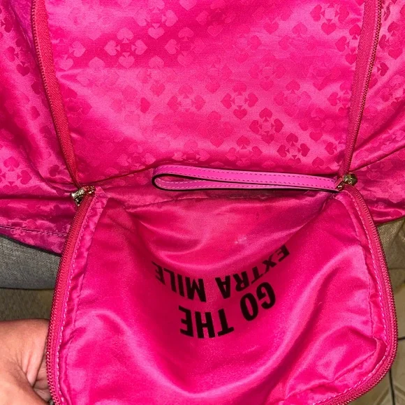 Kate Spade Pink Quilted Travel Bag - Picture 7 of 11